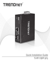 TRENDnet TI-PF11SFP Guide D'installation Rapide