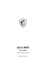 MSI MAG 275CQPF Guide D'utilisation