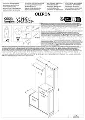 Forma Ideale UP 01373 Instructions D'assemblage