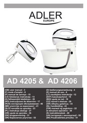 Adler europe AD 4205 Mode D'emploi