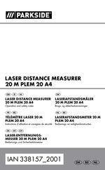 Parkside 20 M PLEM 20 A4 Instructions D'utilisation Et Consignes De Sécurité