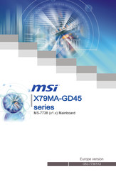 MSI X79MA-GD45 Serie Manuel D'utilisation