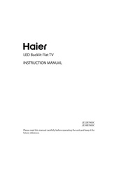 Haier LE39B7000C Guide D'utilisation