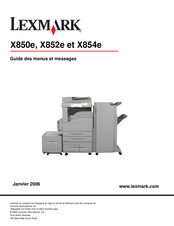 Lexmark X852e Guide