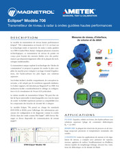 Ametek Magnetrol Eclipse 706 Mode D'emploi