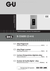 G-U ekey B-55600-13-4-6 Notice D'utilisation