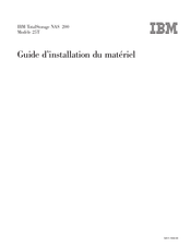 IBM TotalStorage NAS 200 25T Guide D'installation