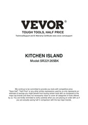 VEVOR SR221265BK Mode D'emploi