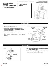 Uline LD3500 Mode D'emploi