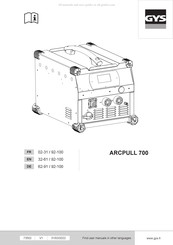 GYS ARCPULL 700 Mode D'emploi