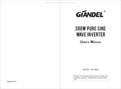 Giandel PS-300C Mode D'emploi