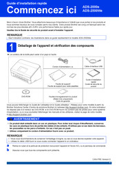 Brother ADS-2000e Guide D'installation Rapide