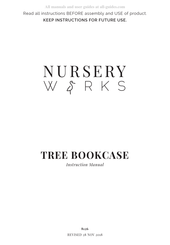 Nursery Works TREE BOOKCASE 8126 Manuel D'instructions