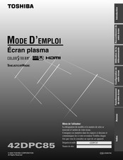 Toshiba 42DPC85 Mode D'emploi