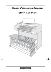 Johannus Opus 15 Manuel D'utilisation