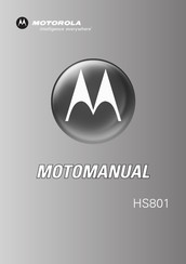 Motorola HS801 Manuel D'utilisation