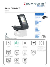 SCANGRIP BASIC CONNECT Mode D'emploi