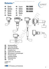 UWT Rotonivo RN 4000 Série Manuel D'instructions