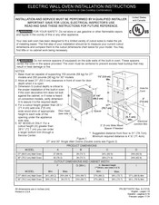 Frigidaire FFET2725PS Instructions D'installation