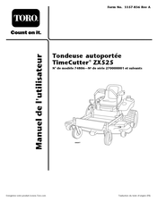 Toro 74806 Manuel De L'utilisateur