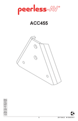 peerless-AV ACC455 Mode D'emploi