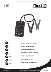 Tool it NBT 100 Mode D'emploi