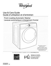 Whirlpool WFW8740DC0 Guide D'utilisation Et D'entretien