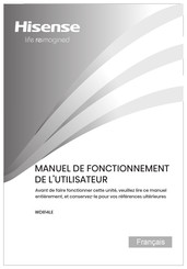 Hisense WD814LE Manuel De Fonctionnement De L'utilisateur