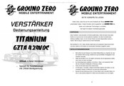 Ground Zero Mobile Entertainment TITANIUM GZTA 4.24VDC Manuel D'utilisation