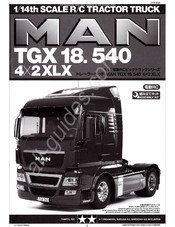 Tamiya MAN TGX 18.540 4X2 XLX Mode D'emploi