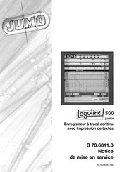 JUMO Logoline 500 Junior Notice De Mise En Service