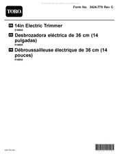 Toro 51480A Mode D'emploi