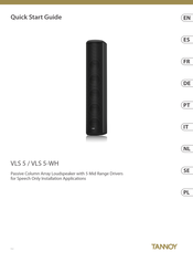 Tannoy VLS 5-WH Guide De Démarrage Rapide