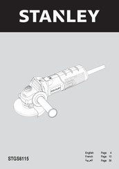 Stanley STGS6115 Mode D'emploi