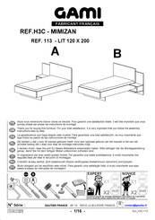 Gautier GAMI 113 Instructions De Montage