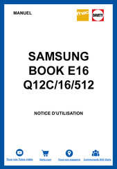 Samsung BOOK E16 Q12C/16/512 Guide Utilisateur