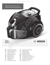 Bosch BGS4 Serie Notice D'utilisation