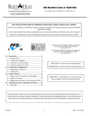 Kozy Heat Fireplaces Komfort Zone KZK-062 Manuel D'installation
