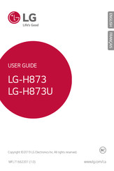 LG H873 Mode D'emploi