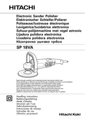 Hitachi SP18VA Mode D'emploi