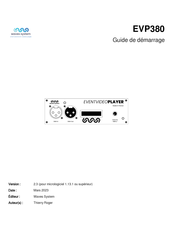 waves system EVP380 Guide De Démarrage