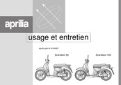 APRILIA Scarabeo 50 Usage Et Entretien