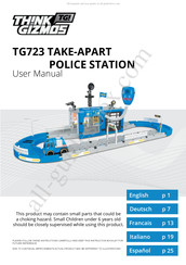 THINK GIZMOS TAKE-APART POLICE STATION Mode D'emploi