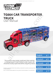 THINK GIZMOS CAR TRANSPORTER TRUCK Mode D'emploi