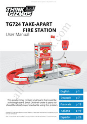 THINK GIZMOS TAKE-APART FIRE STATION Mode D'emploi