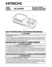 Hitachi UC 24YFB Instructions De Sécurité Et Mode D'emploi