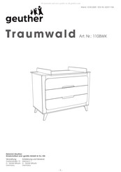 Geuther Traumwald 1108WK Instructions De Montage