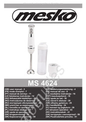 Mesko MS 4624 Mode D'emploi