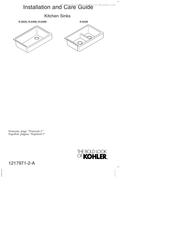 Kohler K-6486 Guide D'installation Et D'entretien