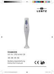 LENTZ HB-128 Manuel D'instructions